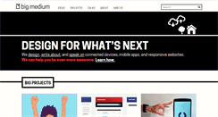 Desktop Screenshot of bigmedium.com